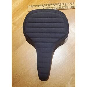 BLACK FABRIC COVERED BIKE SADDLE/SEAT BICYCLE